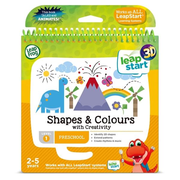 Leapfrog Shapes & Colours Activity Book 3D 